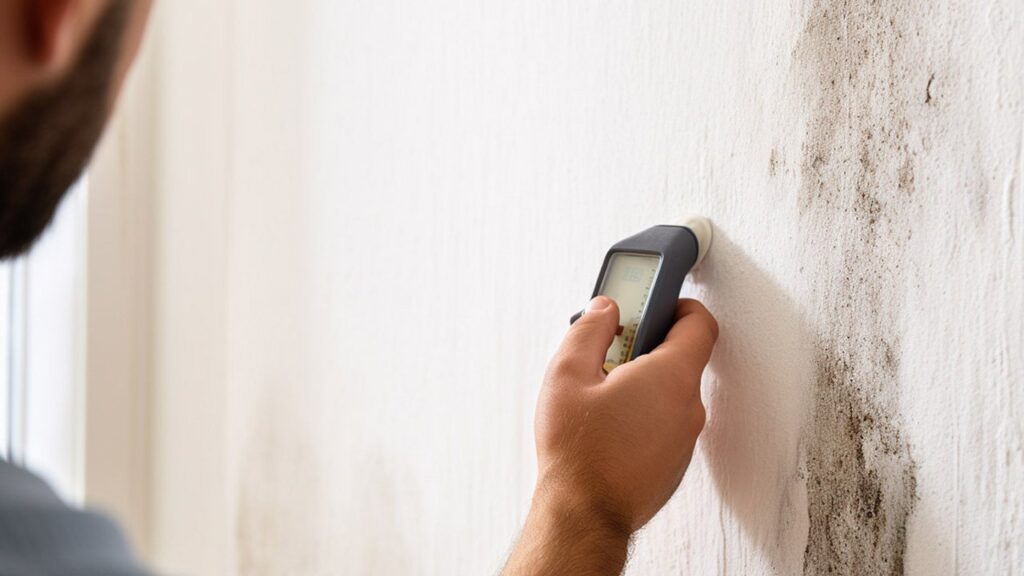 moisture detection after water damage